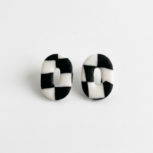 Kolczyki Szachownica